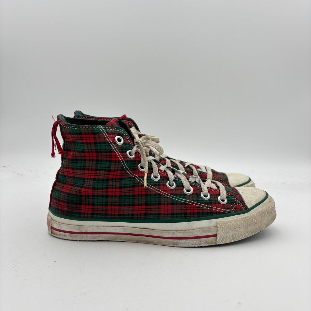 Vintage 90s Converse Chuck Taylor All Star Sneakers Shoes Men's 8.5 Christmas - Picture 3 of 16